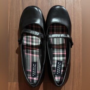 French Toast Black Mary Jane Flats
